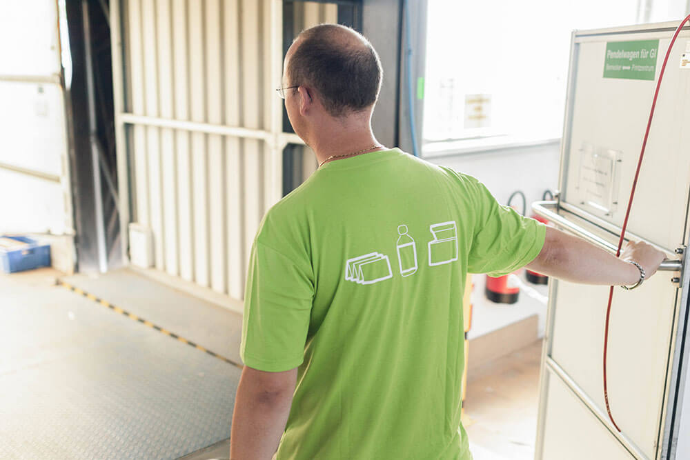 Die Pharmadrucker Lager und logistik