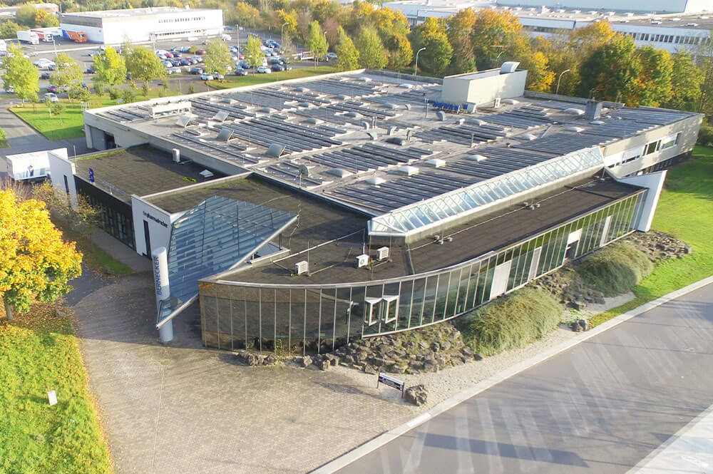 Solar-Anlage auf dem Dach von Die Pharmadrucker