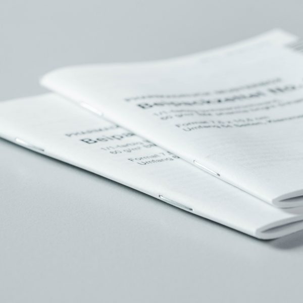 Booklet mit Rückendrahtheftung drucken